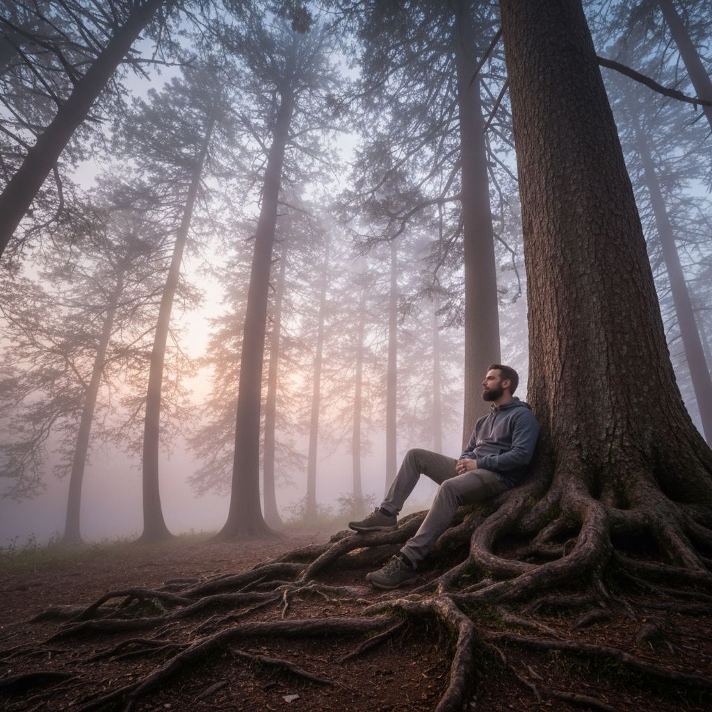 Peaceful natural forest environment for recovery